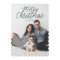 MERRY CHRISTMAS photo christmas greeting card