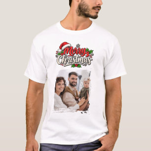 Merry Christmas photo family friends T-Shirt