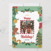 Merry Christmas Photo Holiday Card