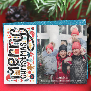 MERRY CHRISTMAS Photo Holiday Card