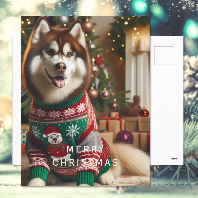 Merry Christmas Photo Holiday Postcard (Creator Uploaded)