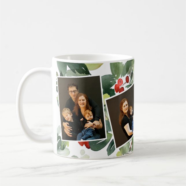 Merry Christmas Photo Mug (Left)