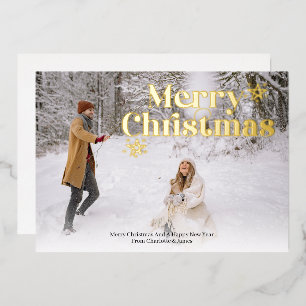 Merry Christmas Photo Personalised