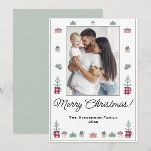 Merry Christmas Photo Personalised Holiday Card