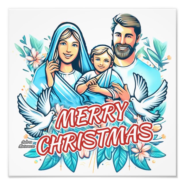 Merry Christmas  Photo Print (Front)