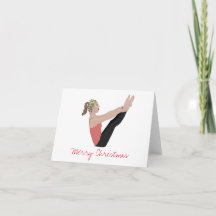 Merry Christmas Pilates Card