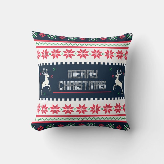 Merry Christmas Pillow (Front)