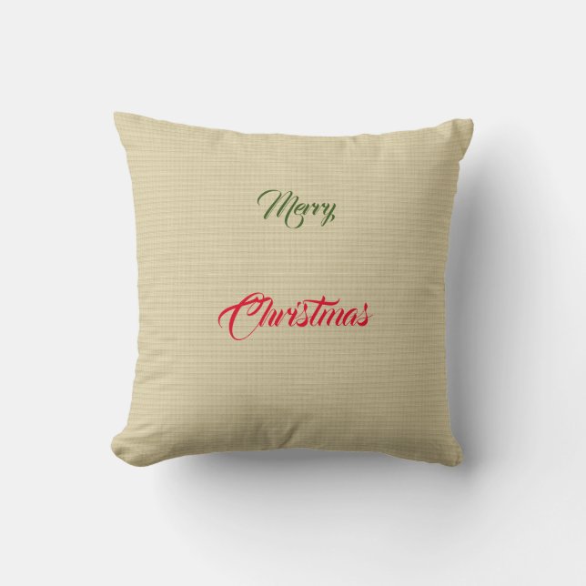Merry Christmas pillow (Front)