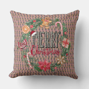 Merry Christmas Pillow Design