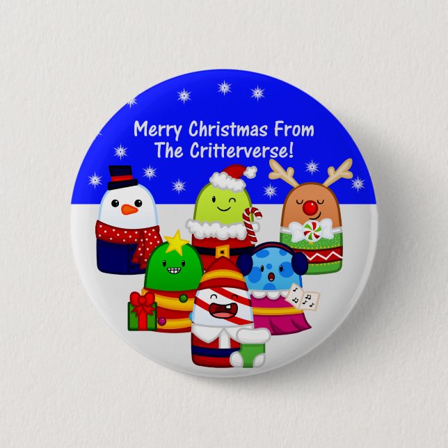 Merry Christmas Pin (Front)
