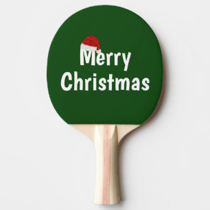 Merry Christmas Ping Pong Paddle