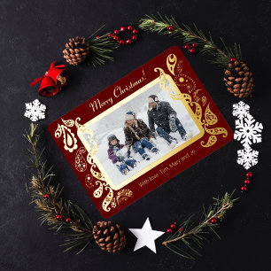 Merry christmas - pink gold decorations 