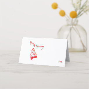 : Merry Christmas Place Card