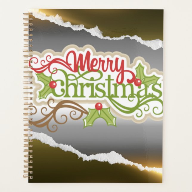 Merry Christmas  Planner (Front)