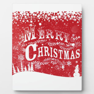 Merry Christmas Plaque