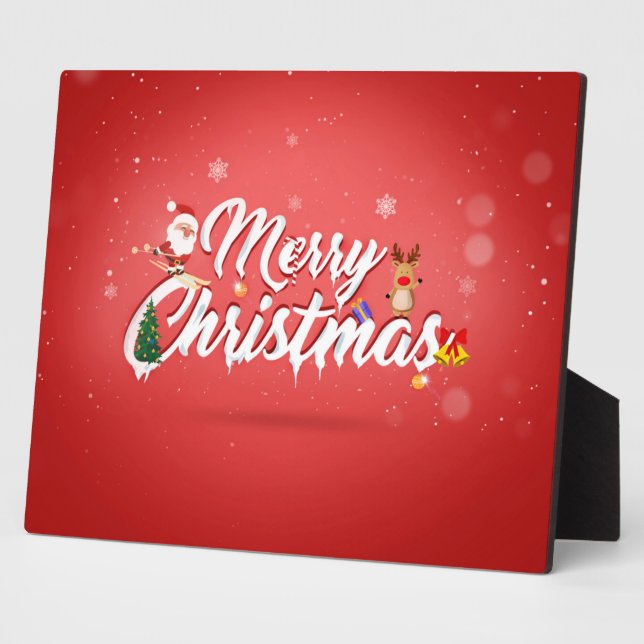 Merry christmas plaque (Side)