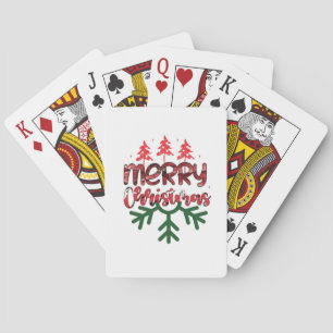 Merry Christmas Playing Cards