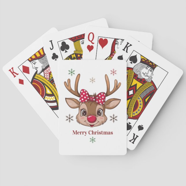 Merry Christmas Playing Cards (Back)