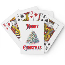 Merry Christmas Playing Cards