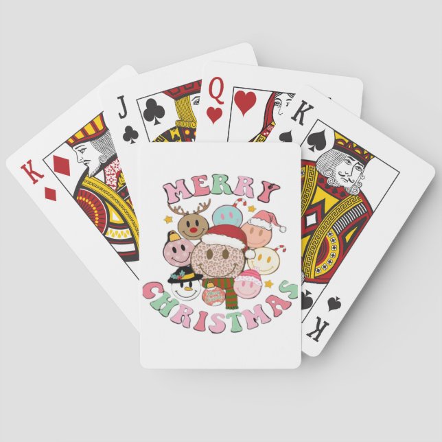 Merry Christmas  Playing Cards (Back)