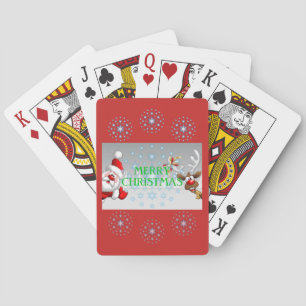 Merry Christmas Playing Cards