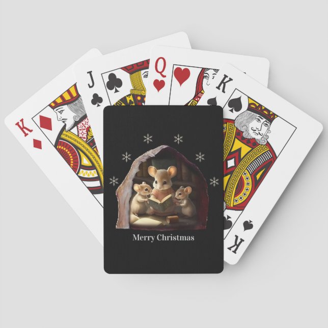 Merry Christmas Playing Cards (Back)
