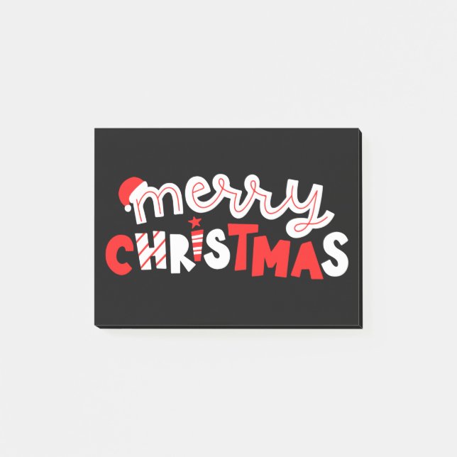Merry Christmas Post-it Notes (Front)