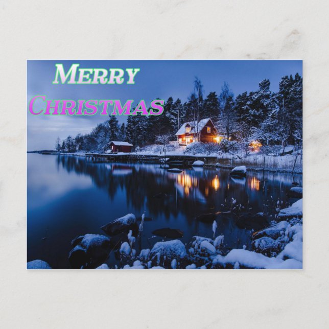 Merry Christmas Postcard (Front)