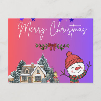 Merry Christmas  Postcard