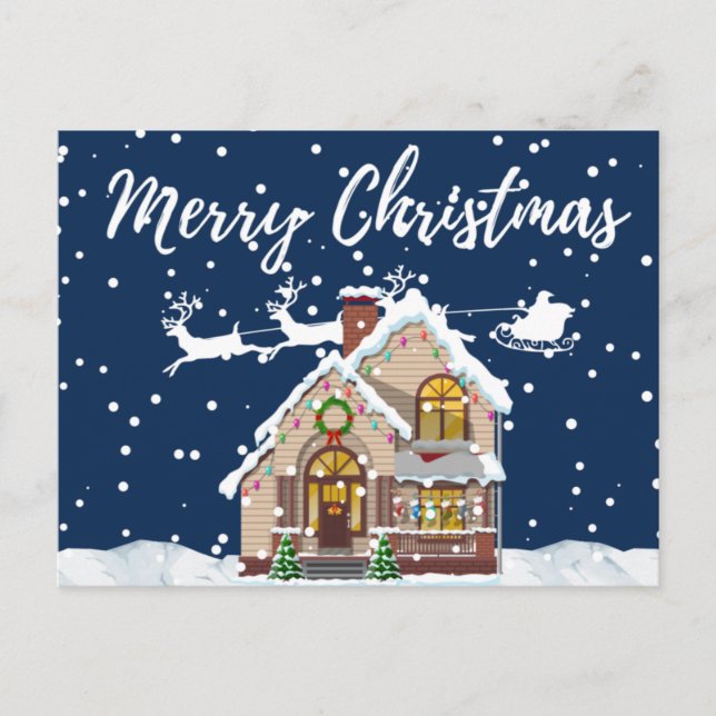 Merry Christmas  Postcard (Front)