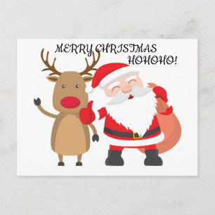 MERRY CHRISTMAS POSTCARD