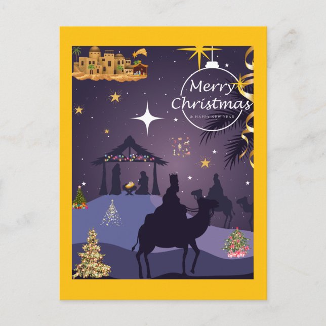 Merry Christmas. Postcard (Front)