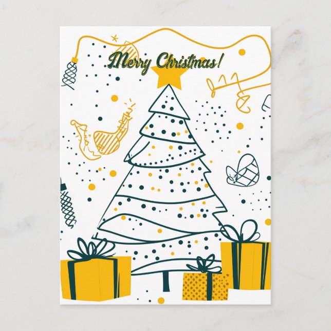 Merry Christmas Postcard (Front)