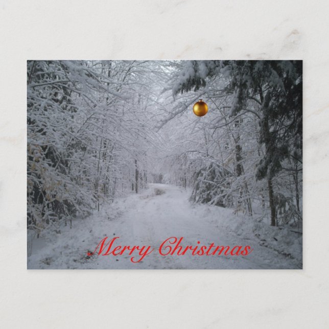 Merry Christmas postcard (Front)