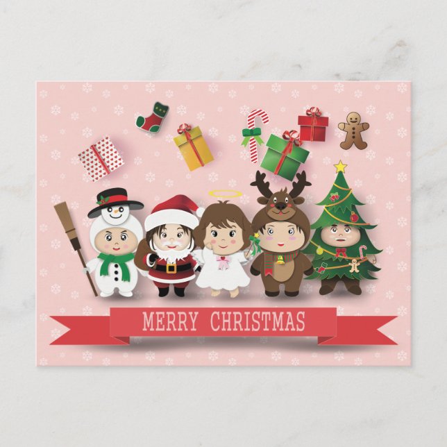 Merry Christmas Postcard (Front)
