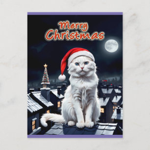 merry christmas postcard