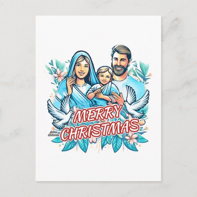 Merry Christmas Postcard (Front)