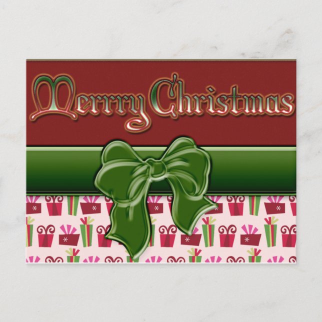 Merry Christmas Postcard (Front)