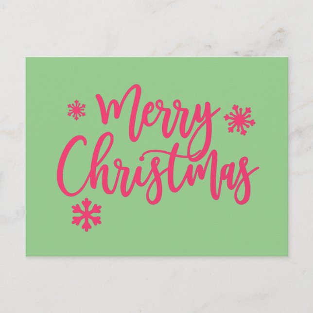 Merry Christmas Postcard (Front)