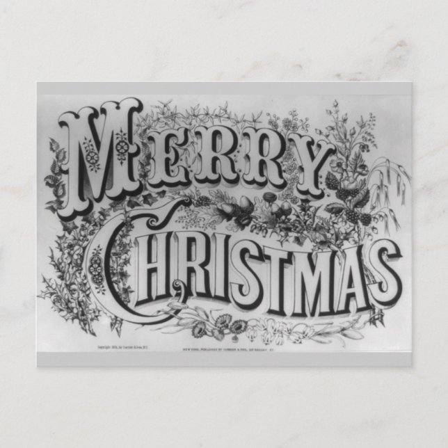 Merry Christmas Postcard (Front)