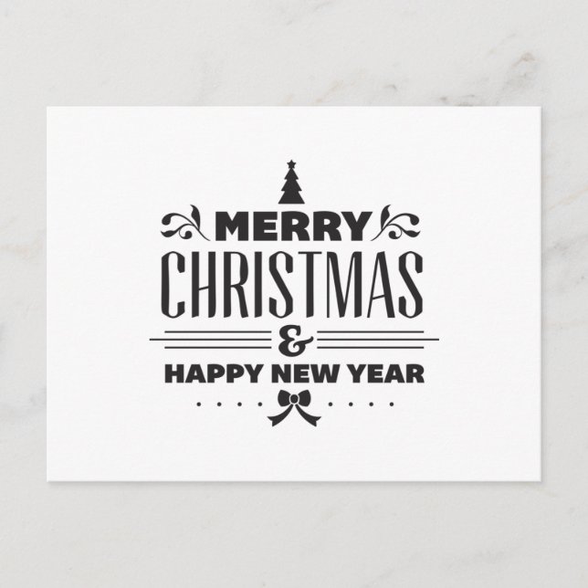 Merry Christmas Postcard (Front)