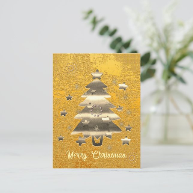 Merry Christmas Postcard (Standing Front)