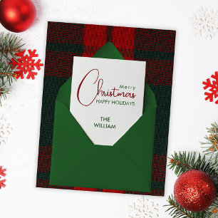 Merry Christmas Postcard