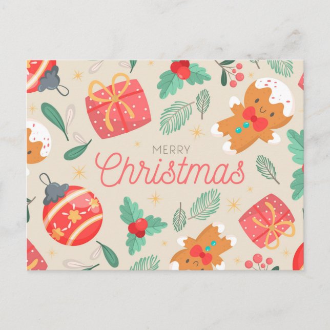 Merry Christmas Postcard (Front)