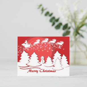 Merry Christmas postcard