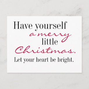 Merry Christmas postcard