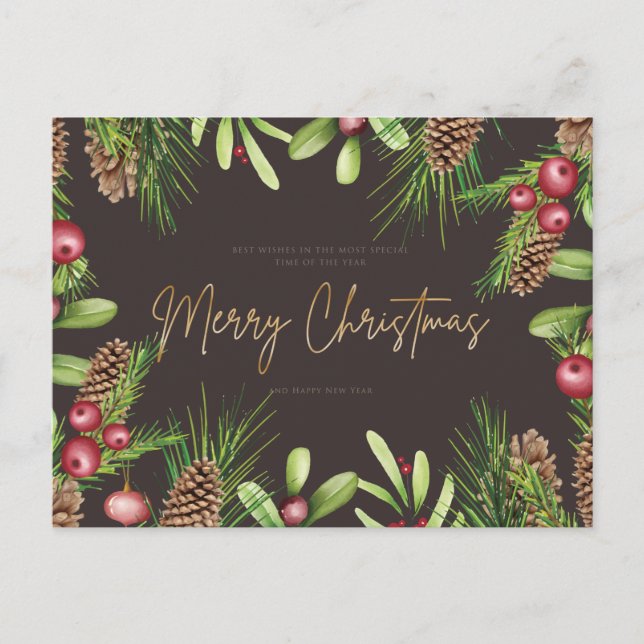 Merry Christmas Postcard (Front)