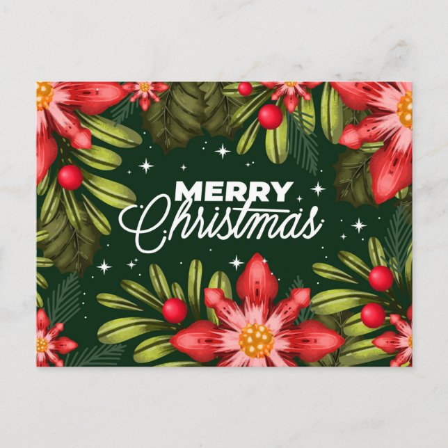 Merry Christmas Postcard (Front)