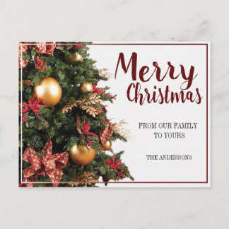 Merry Christmas Postcard