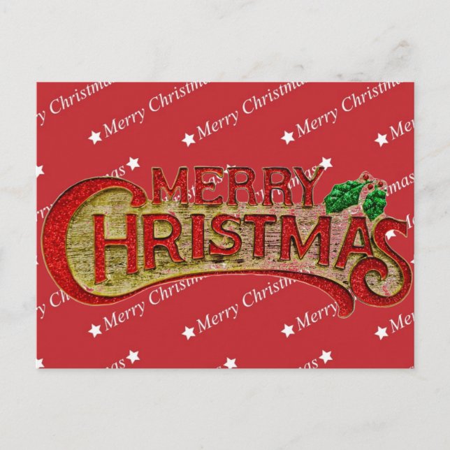 Merry Christmas Postcard (Front)
